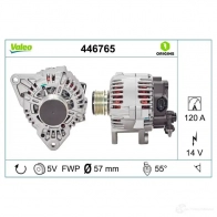 Генератор VALEO 3276424467652 UG0C D 1423047766 446765 - Изображение 4