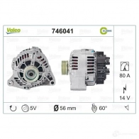 Генератор VALEO 1206144156 746041 A13VI46 A13V I27 - Изображение 4