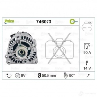 Генератор VALEO SG 9 1206145398 746073 3YESQF - Изображение 4