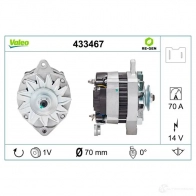Генератор VALEO 225687 433467 2541 160 A13N173 - Изображение 4