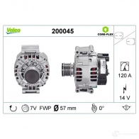 Генератор VALEO 200045 1437850713 IO 3DV - Изображение 4