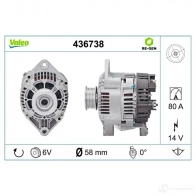 Генератор VALEO 226234 436738 A13VI224 2 541999 - Изображение 5