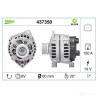 Генератор VALEO 25423 12 2542849 226401 437350 - Изображение 4