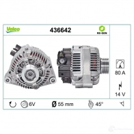 Генератор VALEO 436642 226165 254178 5 A13VI102 - Изображение 4
