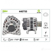 Генератор VALEO 1197957588 P A7O0 440755 3276424407559 - Изображение 4