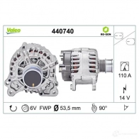Генератор VALEO 1199254682 H IMRUF 3276424407405 440740 - Изображение 4