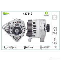 Генератор VALEO 437119 254225 2 A11VI98 226270 - Изображение 4