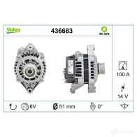 Генератор VALEO 436683 254227 3 226191 SG10B012 - Изображение 5