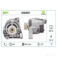 Генератор VALEO 226044 25417 28 A11VI46 436481 - Изображение 4