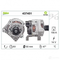 Генератор VALEO 226497 25426 85 2543292 437451 - Изображение 4