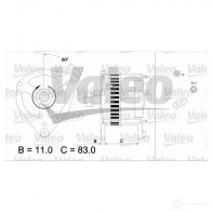 Генератор VALEO 226200 AK5R O 3276424366931 436693 - Изображение 1