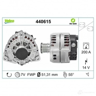Генератор VALEO 3276424406156 NBG07O U 440615 1199254390 - Изображение 4