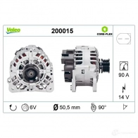 Генератор VALEO 1437847237 200015 D IZGLF7 - Изображение 4