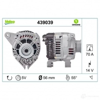 Генератор VALEO 439039 227072 A1 1VI45 NA469 - Изображение 4