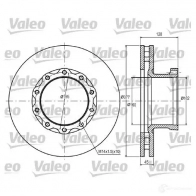 Тормозной диск VALEO 0Q7 2Z 220150 187049 3276421870493