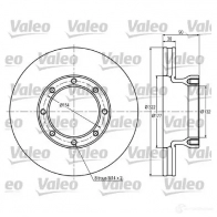Тормозной диск VALEO 187027 3276421870271 6EQ0D 0 Fiat Tempra