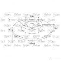 Тормозной диск VALEO DT 45A 1437889388 675414