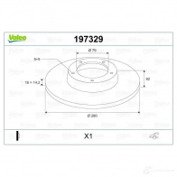 Тормозной диск VALEO D 1043 VYSXE6V 197329 220468 - Изображение 2