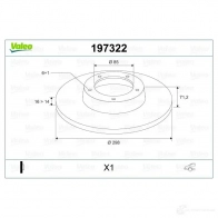 Тормозной диск VALEO GOLEV9 D 1036 220461 197322 - Изображение 2