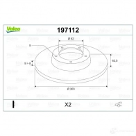 Тормозной диск VALEO 2GXFF 0I 1205862784 3276421971046 197112 - Изображение 2