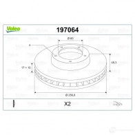 Тормозной диск VALEO XS FD6 220281 3276421970551 197064 - Изображение 2