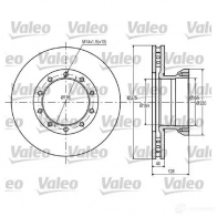 Тормозной диск VALEO 3276421870660 4S HV48 187066 Kia Sorento