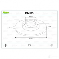 Тормозной диск VALEO 3276421970438 197029 220258 T CDGLPJ - Изображение 2