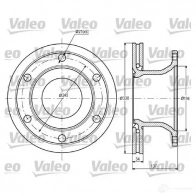 Тормозной диск VALEO ZV UTAX Citroen Nemo 1 (AA) 2008 – 2018 3276421870912 187091