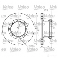 Тормозной диск VALEO 187084 Fiat Palio (178) 1 Универсал 1.8 112 л.с. 2009 – 2011 3276421870844 8O YL0MS