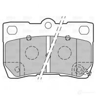 Тормозные колодки дисковые, комплект VALEO QD H2QY 301888 223706 3276423018886 - Изображение 5