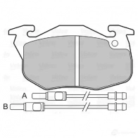 Тормозные колодки дисковые, комплект VALEO 598081 2 1061 2ODQNBY 232638 - Изображение 7