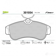 Тормозные колодки дисковые, комплект VALEO 301054 223404 3276423010545 X9Y0U K - Изображение 2