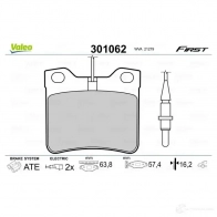 Тормозные колодки дисковые, комплект VALEO 3276423010620 223409 301062 27 RI3 - Изображение 2