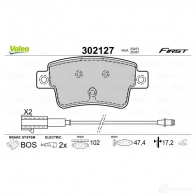 Тормозные колодки дисковые, комплект VALEO 3276423021275 1205903504 302127 I9TT 8AR - Изображение 2