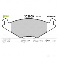 Тормозные колодки дисковые, комплект VALEO 0AM2MC 7 3276423020094 302009 1205901894 - Изображение 2