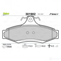 Тормозные колодки дисковые, комплект VALEO 3276423019029 H4GPC NH 223714 301902 - Изображение 2