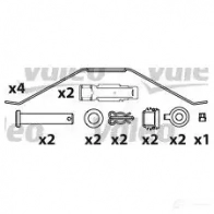 Тормозные колодки, комплект VALEO 541678 29 087 230113 E4UABMN - Изображение 2