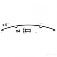 Тормозные колодки, комплект VALEO V1HXODY 541702 2 9137 230129 - Изображение 2