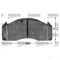 Тормозные колодки, комплект VALEO 541703 2 9125 269MEB1 Mitsubishi Pajero 2 (V23, V43, V23C) Внедорожник 2д 2.5 TD 4WD (V24C. V24W) 99 л.с. 1990 – 2000