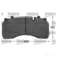 Тормозные колодки, комплект VALEO 541693 2908 8 230120 W5TLE - Изображение 2