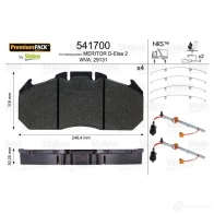 Тормозные колодки, комплект VALEO 230127 541700 X18JY 2913 1 - Изображение 4