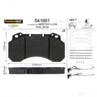Тормозные колодки, комплект VALEO 230101 2910 0 541661 E218O - Изображение 5