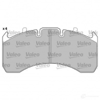 Тормозные колодки, комплект VALEO 541725 230147 291 77 ZRDJQ6A - Изображение 2