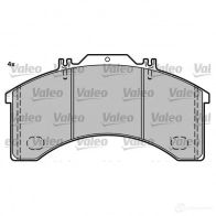 Тормозные колодки, комплект VALEO 541658 29 011 230098 P839S - Изображение 2