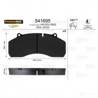 Тормозные колодки, комплект VALEO 541695 B0PV0 230122 2 9120 - Изображение 3