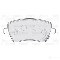 Тормозные колодки дисковые, комплект VALEO 223604 301641 9X J5M 3276423016417 - Изображение 4