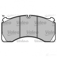 Тормозные колодки, комплект VALEO 541686 OBP8YR 230118 29 124 - Изображение 3