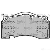 Тормозные колодки, комплект VALEO 2 9171 541720 230144 UFEOF - Изображение 2
