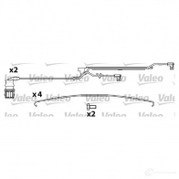 Тормозные колодки, комплект VALEO 29 173 230145 88WQUT 541723