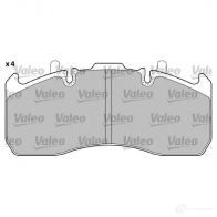 Тормозные колодки, комплект VALEO 29 173 230145 88WQUT 541723 - Изображение 2
